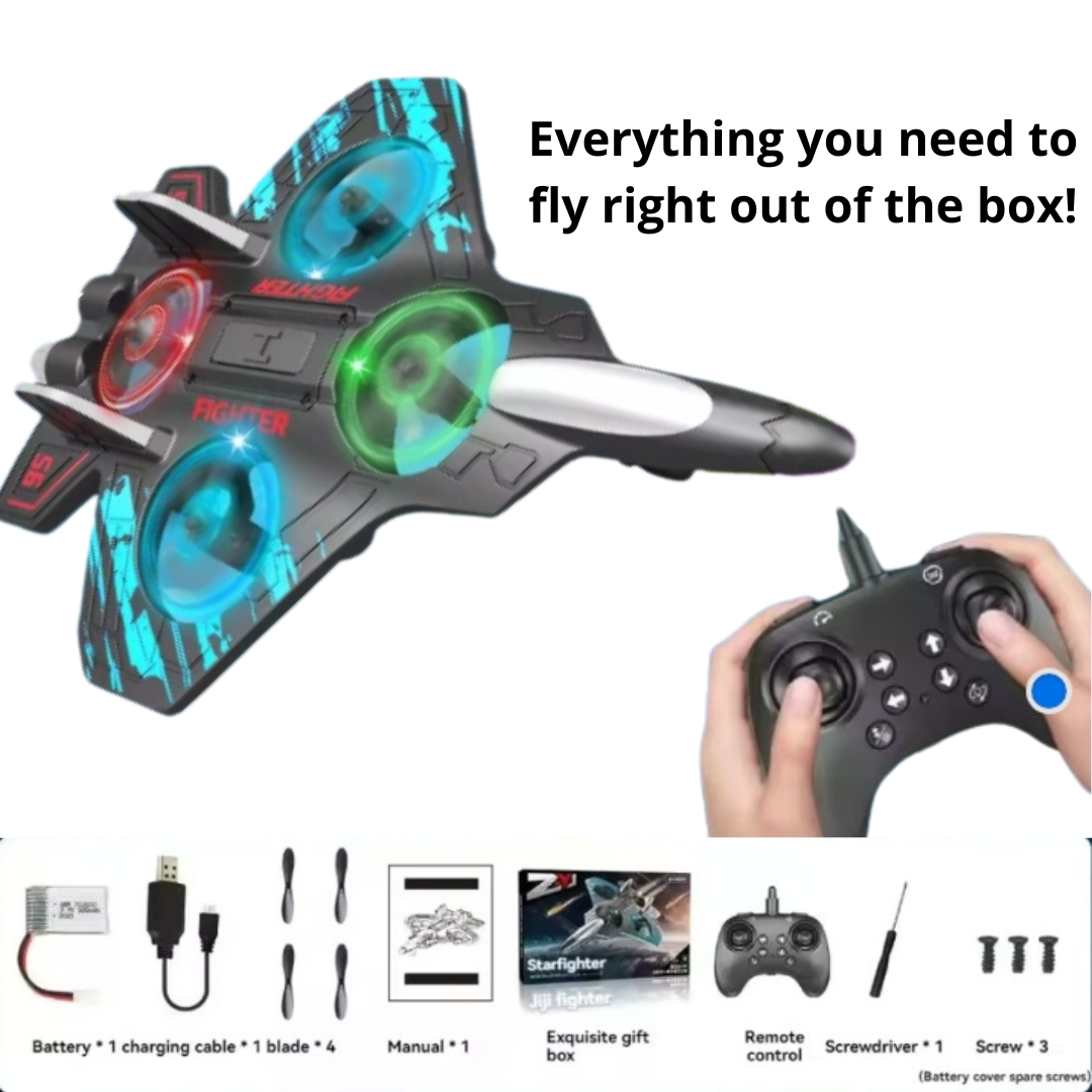 Jet Wave LED Drone – Stable Flight and 360° Stunts